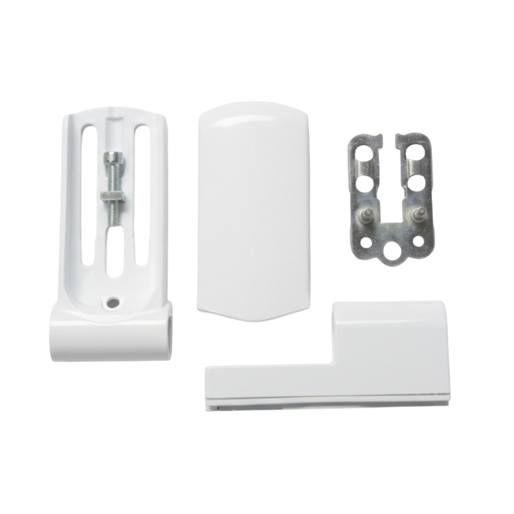 Петля REZE ALEON дверная 105 мм 120кг ( 18 - 22 мм ) RAL 9016 белый