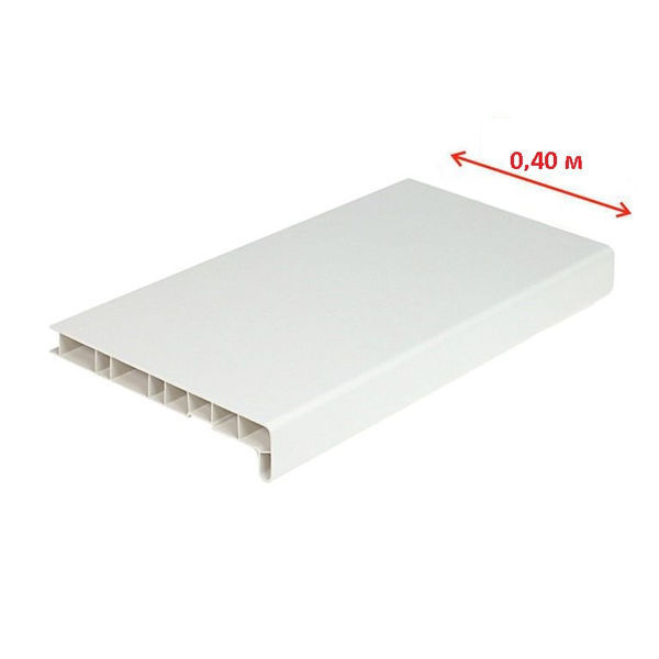 Подоконник ELEX 400мм шт=6м, уп=2шт=12м